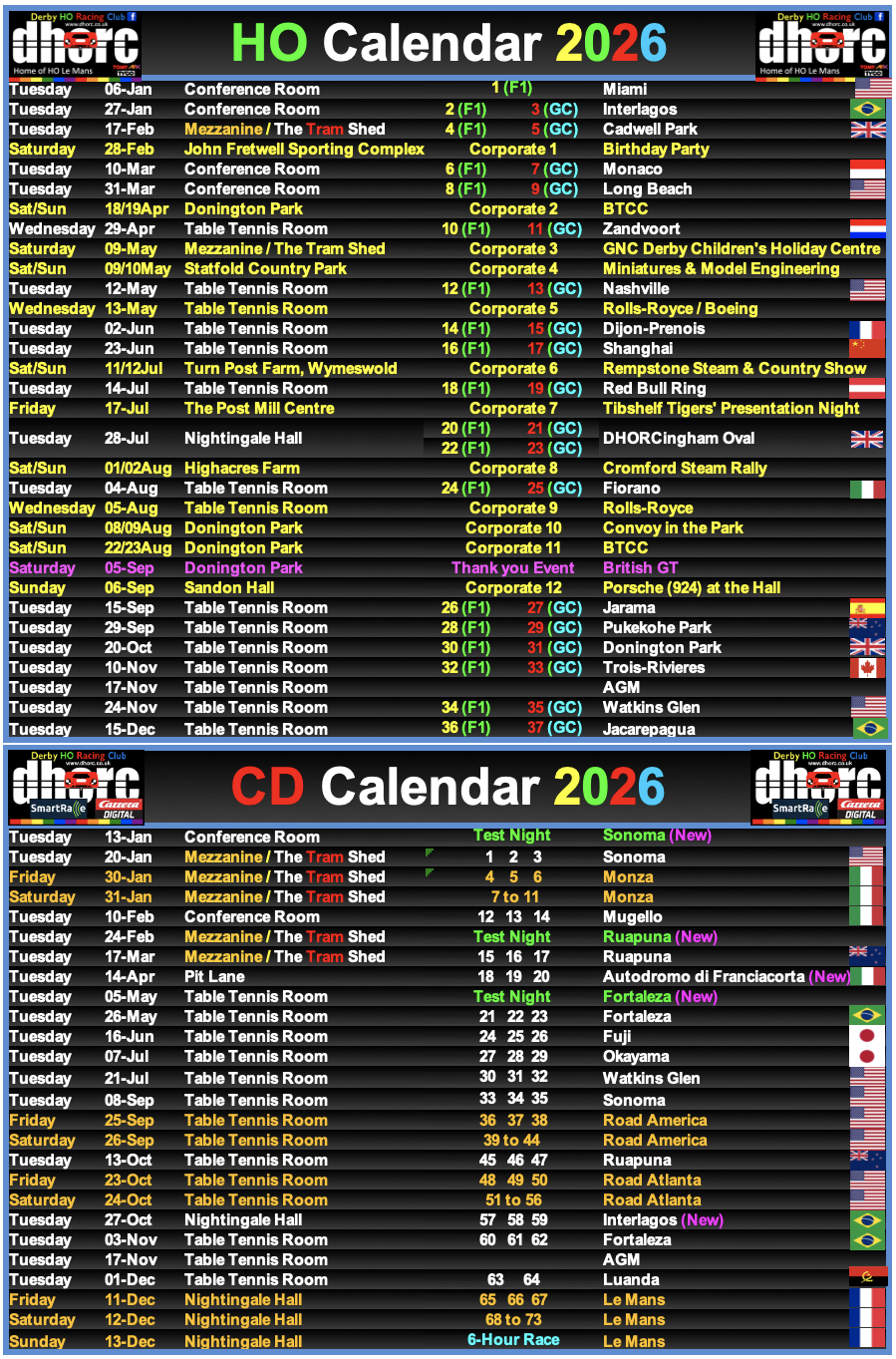 Calendar 2026