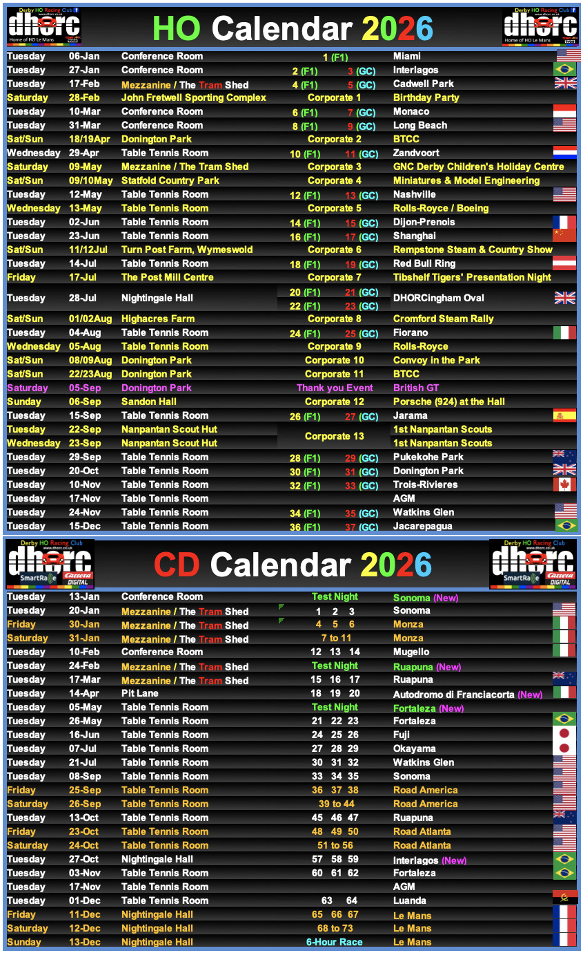 Calendar 2026